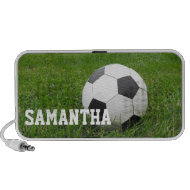 Soccer Ball Personalized mp3 Speaker Accessory doodle