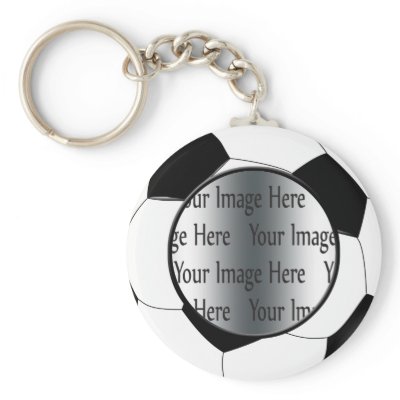 soccer ball photo key chains Zazzle_keychain