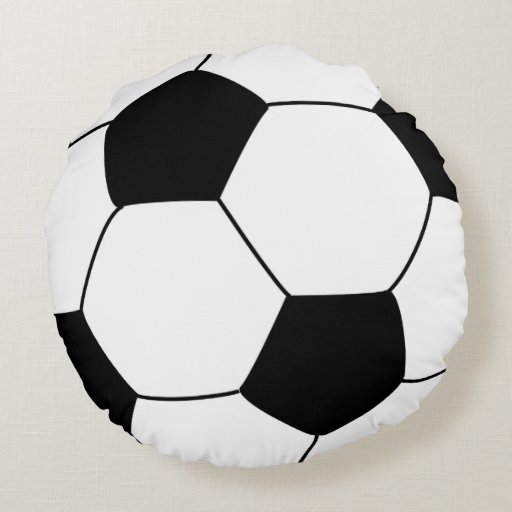 soccer ball plush pillow