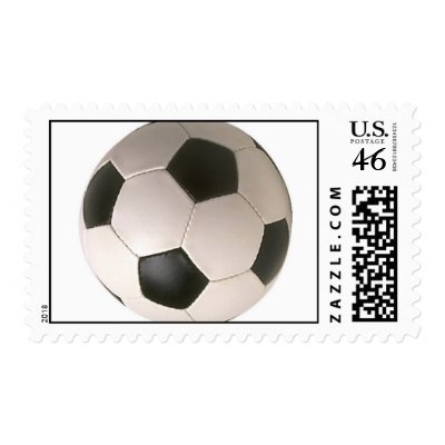 soccer ball postage stamps by skipskim