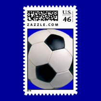 Soccer Ball Postage Stamps stamps