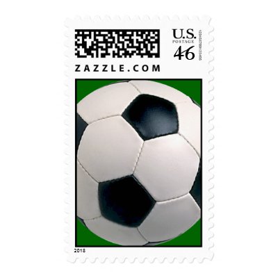 Soccer Ball Postage Stamps