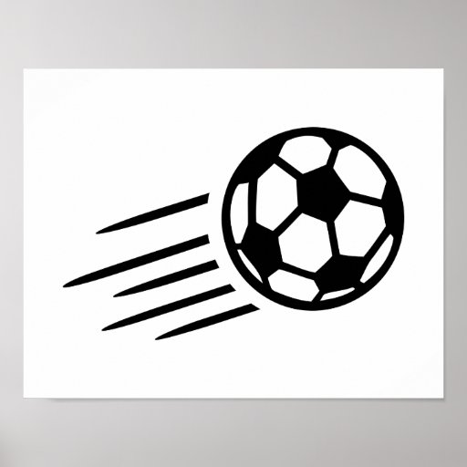 Soccer ball poster