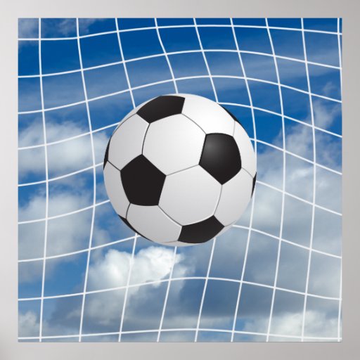 Soccer ball poster | Zazzle