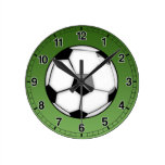Soccer Ball Round Clocks