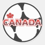 Soccer Ball Round Stickers