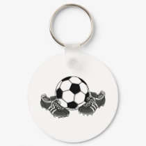 Soccer Ball Shoes keychains by WhiteTiger_LLC Soccer Ball Shoes keychains