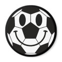 Soccer Ball Smiley Face magnets
