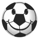 Soccer Ball Smiley Face Sticker by icunow Soccer Ball Smiley Face Sticker