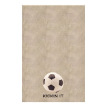Soccer Ball Stationery Paper