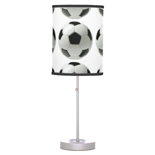 soccer ball Table Lamp Zazzle