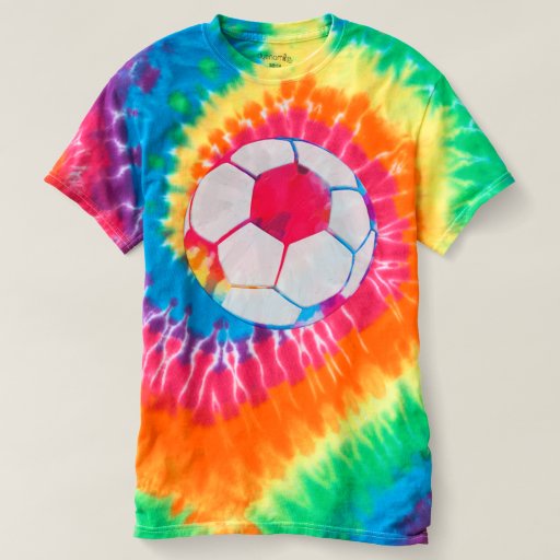 Soccer Ball Tie Dye Tshirt Zazzle