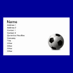 SOCCER BALL VECTOR ICON GRAPHICS BLACK WHITE SPORT business cards