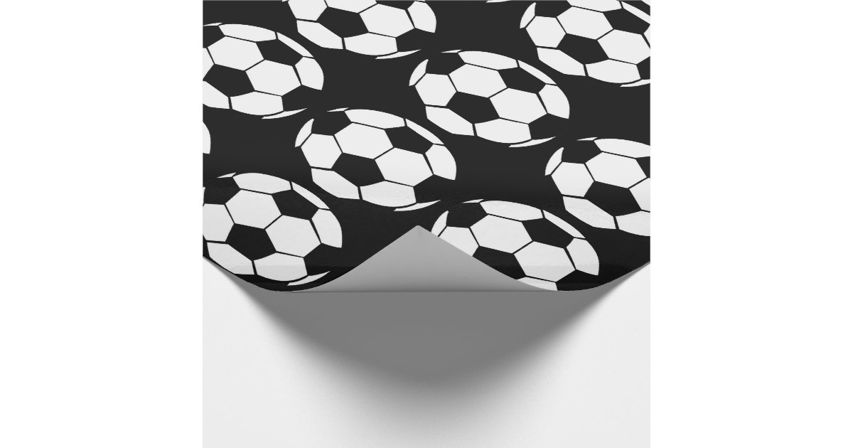 Soccer Ball Wrapping Paper Zazzle