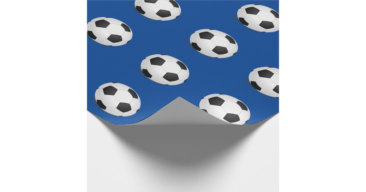 Soccer Ball Wrapping Paper Zazzle