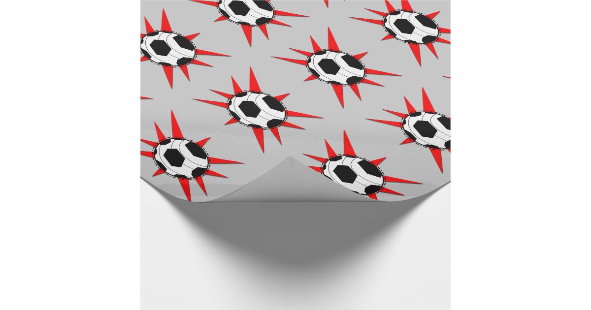 Soccer Ball Wrapping Paper Zazzle