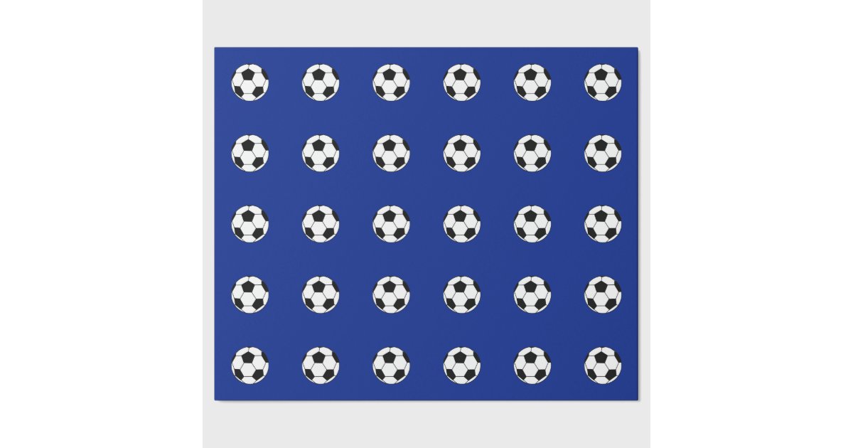 Soccer Ball Wrapping Paper Zazzle