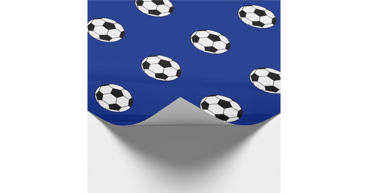 Soccer Ball Wrapping Paper Zazzle