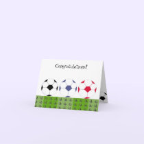Soccer Balls - Congratulations cards