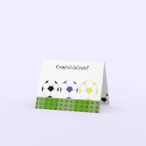 Soccer Balls - Congratulations cards