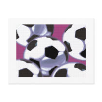 Soccer Balls Postcard