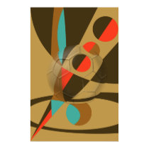 Soccer Becomes Art Soccer Ball Abstract posters