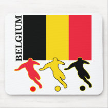 Soccer Belgium mousepads