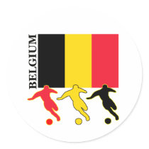 Soccer Belgium stickers