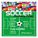 Soccer Birthday Party Invitation