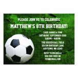 Soccer Birthday Party Invitations