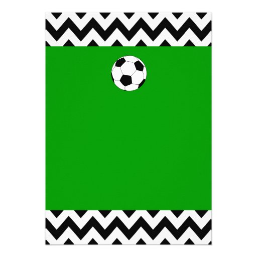 Soccer Birthday Party kids invitation customizable