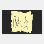 Soccer Blueprint Rectangular Sticker