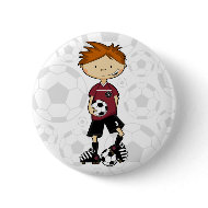 Soccer Boy Badge button