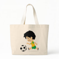 Soccer Boy Canvas Bags
