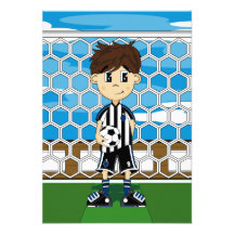 Soccer Boy Card Custom Invitations
