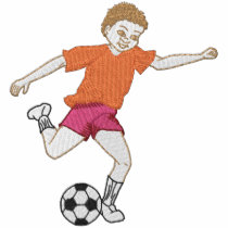 Soccer Boy embroidered shirts by ZazzleEmbroidery Soccer Boy embroidered shirts