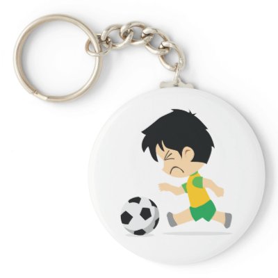 Soccer Boy keychains
