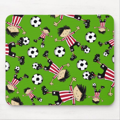 Soccer Boy Pattern Mousepad mousepad