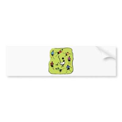 Soccer bumper stickers