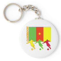 Soccer Cameroon Key Chain