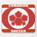 Soccer Canada Flag mousepads