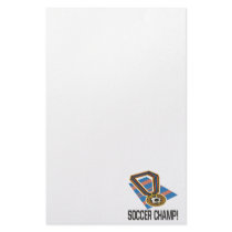 Soccer Champ Stationery Paper