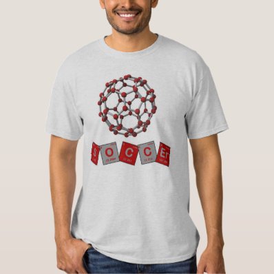 Soccer Chemical Elements with Buckyball! Tee Shirt