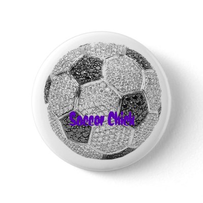 Soccer Chick Pin