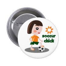 Soccer Chick Buttons