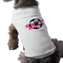 Soccer Chick pet clothing