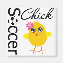 Soccer Chick Magnet
