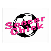Soccer Chick Post Cards