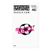 Soccer Chick postage by TeeZazzle Soccer Chick postage