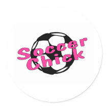 Soccer Chick stickers by CelebrationZazzle Soccer Chick stickers
